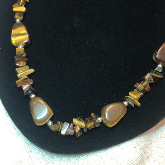 Beautiful Tiger eyes necklace 18-20” - Picture 8 of 10